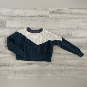 Color block sweater